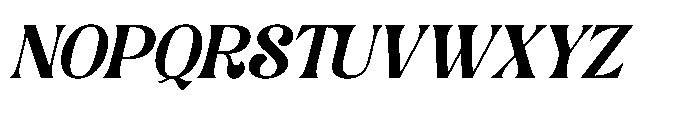 Corselust Italic Font UPPERCASE