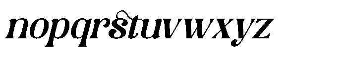 Corselust Italic Font LOWERCASE