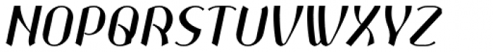 Corset Pro Semi Bold Italic Font UPPERCASE