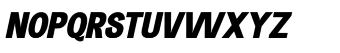 Corsia Display Slant Font UPPERCASE