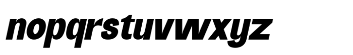 Corsia Display Slant Font LOWERCASE