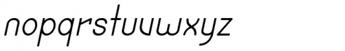 Cortex Italic Font LOWERCASE