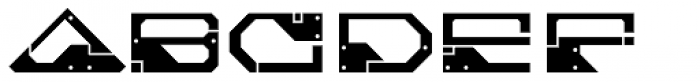 Cortina Plate Font UPPERCASE