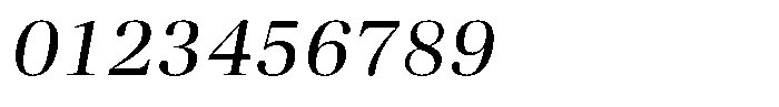 Cortona Italic Font OTHER CHARS