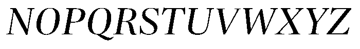 Cortona Italic Font UPPERCASE