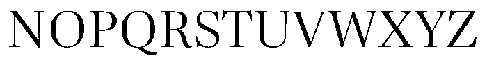 Cortona Light Font UPPERCASE