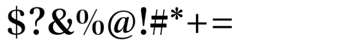 Cortona Text Medium Font OTHER CHARS