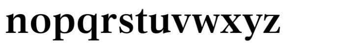 Cortona Text Semibold Font LOWERCASE