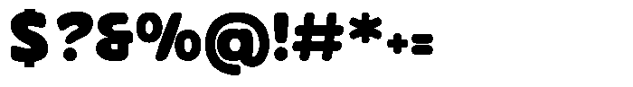 Corva Round Font OTHER CHARS