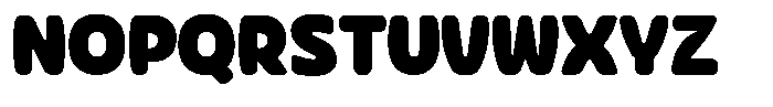 Corva Round Font UPPERCASE