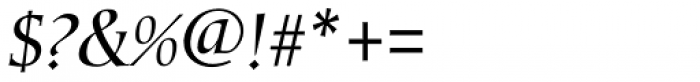 Corvallis Oblique Font OTHER CHARS