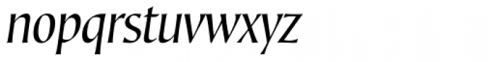 Corvallis Sans Oblique Font LOWERCASE