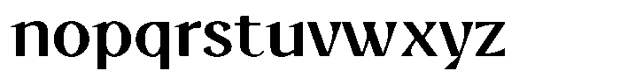 Corvelli Font LOWERCASE