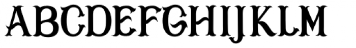 Corvus Bold Condensed Font UPPERCASE