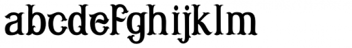 Corvus Bold Condensed Font LOWERCASE