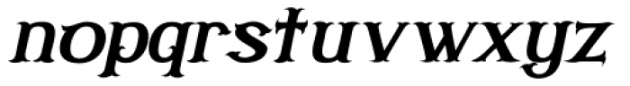 Corvus Bold Italic Font LOWERCASE