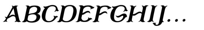 Corvus Light Italic Font UPPERCASE