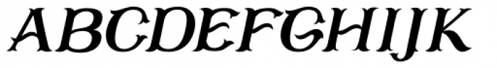 Corvus Medium Italic Font UPPERCASE