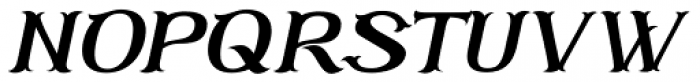 Corvus Medium Italic Font UPPERCASE