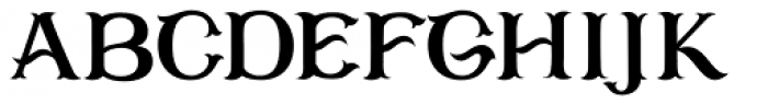 Corvus Medium Font UPPERCASE