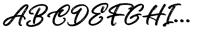Coryante Script Font UPPERCASE