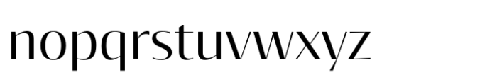 Cosan Warm G4 Regular Font LOWERCASE
