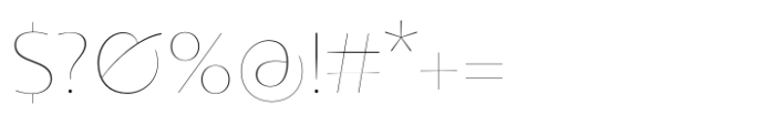 Cosan Warm G4 Thin Font OTHER CHARS