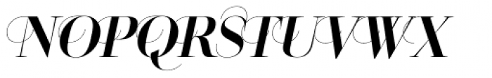 Cosma AltCapOne Oblique Bold Font UPPERCASE