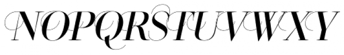 Cosma AltCapOne Oblique Medium Font UPPERCASE