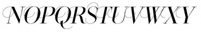 Cosma AltCapOne Oblique Regular Font UPPERCASE
