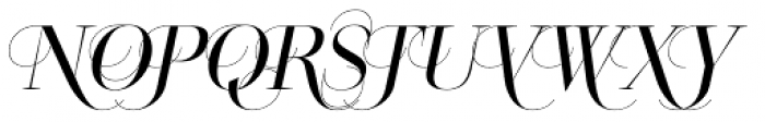 Cosma AltCapTwo Oblique Regular Font UPPERCASE
