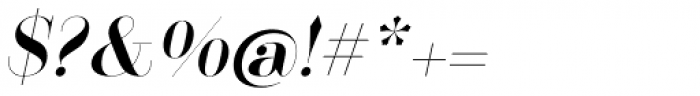 Cosma Italic Bold Font OTHER CHARS