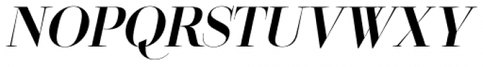Cosma Italic Bold Font UPPERCASE