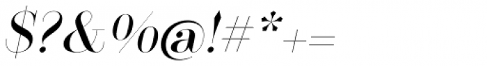 Cosma Italic Medium Font OTHER CHARS