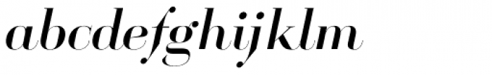 Cosma Italic Medium Font LOWERCASE