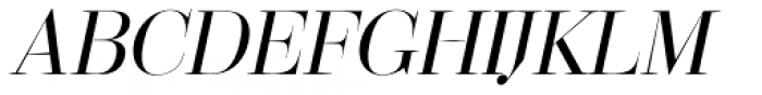 Cosma Italic Regular Font UPPERCASE