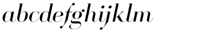 Cosma Italic Regular Font LOWERCASE
