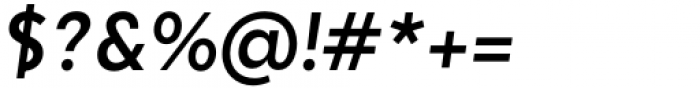 Cosmata Semi Bold Italic Font OTHER CHARS