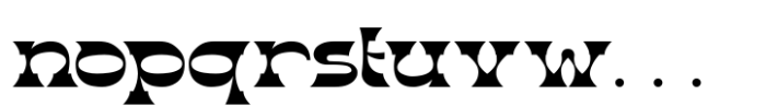 Cosmic Canyon Font LOWERCASE