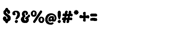 Cosmic Curl Font OTHER CHARS
