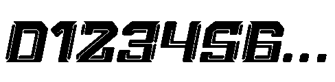 Cosmic Drift Italic Font OTHER CHARS