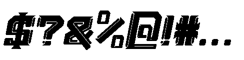 Cosmic Drift Italic Font OTHER CHARS