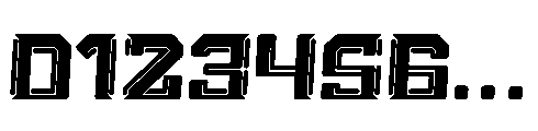 Cosmic Drift Regular Font OTHER CHARS