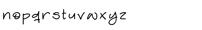 Cosmic Imagined Regular Font LOWERCASE
