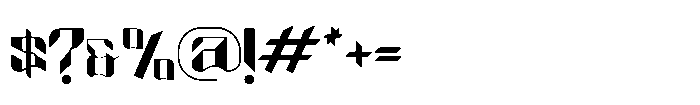 Cosmic Network Regular Font OTHER CHARS