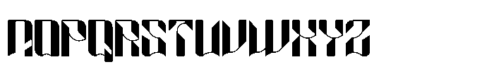 Cosmic Network Regular Font UPPERCASE