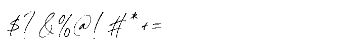 Cosmic Rockstar Font OTHER CHARS