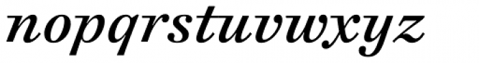 Cosmiqua Pro Semibold Italic Font LOWERCASE