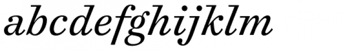 Cosmiqua Std Italic Font LOWERCASE