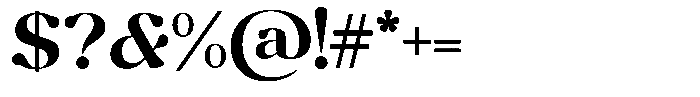 Cosmology Regular Font OTHER CHARS
